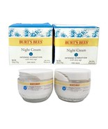 Burt&#39;s Bees Intense Hydration Night Cream With Clary Sage 1.8 oz (X2) Se... - $733.58 MXN