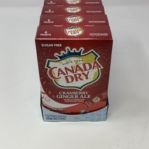 6 Boxes Canada Dry Cranberry Ginger Ale Singles To Go Sugar Free (36 Packets) - $15.78