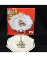 Nikko Christmastime Sweet Plate 8-1/8&quot; Original Box Xmas - €13,43 EUR