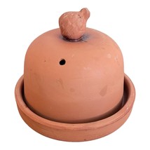 Himark Terra Cotta Garlic Roaster With Lid,  2 Piece Made in Portugal 4.25&quot; Dia - £6.96 GBP