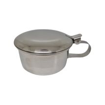 Stainless Steel Slovia Spitting Mug with Lid Sputum Pot with Cover,100 ML - $24.75