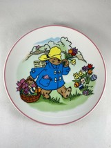 Vintage Schmid 1980 Paddington Bear Easter Springtime Plate - With Box - £7.47 GBP