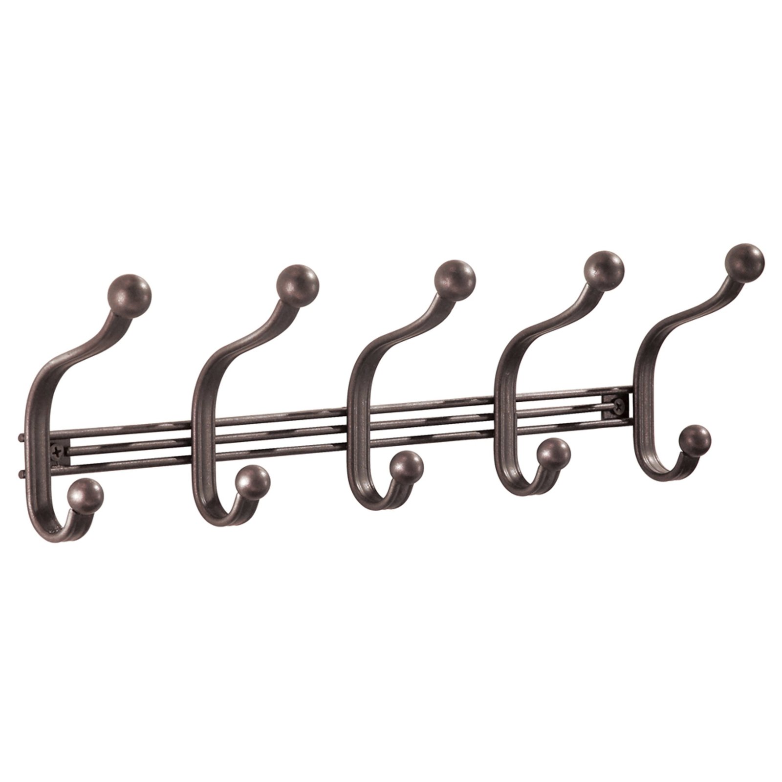 InterDesign York Lyra Wall Mount Storage Rack  Hanging Hooks for Jacket... - $29.71