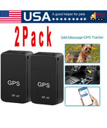 2Pack Gf-07 Mini Real Time Car Locator Tracker Magnetic Gsm/Gprs Trackin... - $29.99