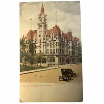 Post Office, St. Paul, MN, vintage postcard, 1908 - $19.99