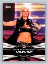 Maryse #4 2016 Topps WWE Divas Revolution Historic Women&#39;s Champions - £2.23 GBP