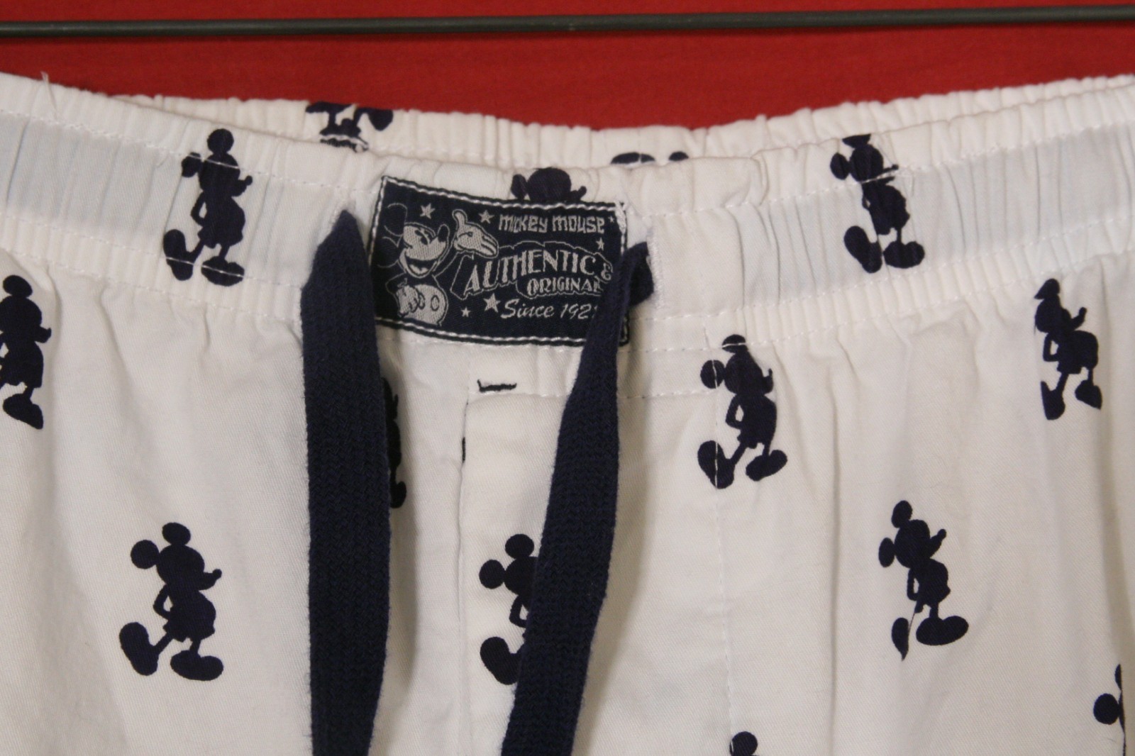 Disney Parks Mickey Mouse Original Pajama Lounge Pants Men's 2XL Authentic White Item image 5