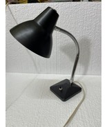 vtg gooseneck mcm desk lamp black - $1,222.90 MXN