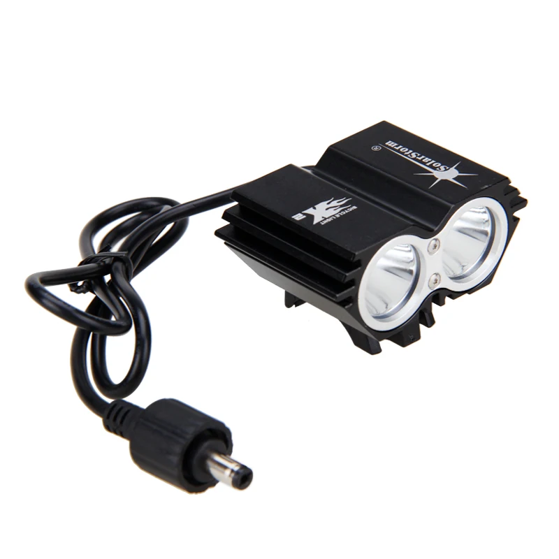 Waterproof Front Bicycle Headlight Torch Bicycle Headlamp light 2XLED Flashlight - £7.90 GBP