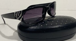 Jimmy Crystal Sunglasses GL313 Black W/  Swarovski New York And Case - £18.30 GBP