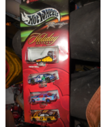 2001 Hot Wheels &quot;Holiday Racers&quot; Collector #54672 Mint Cars On Closed Card - £3.59 GBP