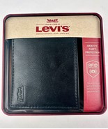 Levi&#39;s Wallet RFID Identity Theft Protection Coated Leather Trifold 31LV... - £24.16 GBP