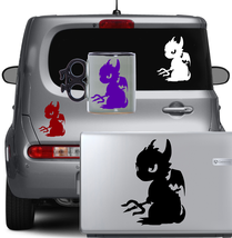 Cute Dragon Vinyl Decal Stickers Car Window Wall Laptop Mug Bike Trident... - £1.96 GBP+