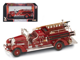 1938 Ahrens Fox VC Fire Engine Red 1/43 Diecast Model Road Signature - £33.10 GBP