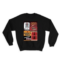 Back to the 50s Jukebox Coke Gas : Gift Sweatshirt Retro Vintage Pop Art - £23.14 GBP