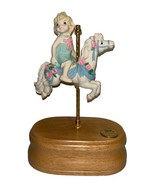 Whimsical Sweet Dreams Moving &quot;Carousel Waltz&quot; Carousel Horse Ltd Ed Mus... - $418.41 MXN