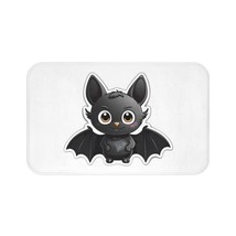 Anti-Slip Bath Mat with Cartoon Bat Design, 100% Microfiber, Binding Edg... - £22.71 GBP+