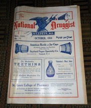 RARE Oct. 1934 The National Druggist magazine: Drug store Druggist Pharm... - £10.91 GBP