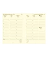 Filofax A5 Week to View with Appointments Refill, Cream Paper, Jan 2018 ... - £15.47 GBP