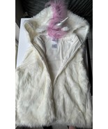 Spirit Halloween Adult Unicorn Costume-Hooded Lined Vest-Pockets-Preowned - $29.88 CAD