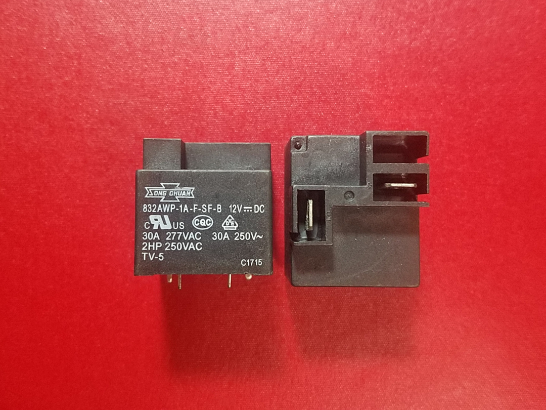  832AWP-1A-F-SF-B, 12VDC Relay, SONG CHUAN Brand New!! - $9.95