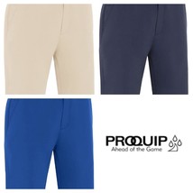 Proquip Golf Mens Pro Tech Dune Breathable Stretch Golf Shorts 34, 36, 38 Waist. - £35.21 GBP