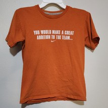 Boy&#39;s Orange Nike T-Shirt Size Medium - $9.90