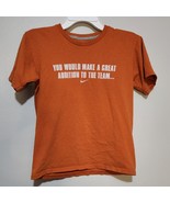 Boy&#39;s Orange Nike T-Shirt Size Medium - $182.05 MXN