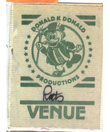 BOOMTOWN RATS BOB GELDOF 1980 VENUE PASS KINGSTON Donald K Donald Produc... - £39.08 GBP