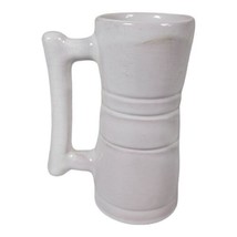 Juice Tumbler Frankoma Pottery #26DC Lazy Bones Westwind White Sand Cup Mug - £7.65 GBP