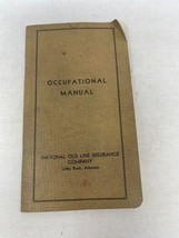 National Old Line Insurance Occupational Manual Booklet Vintage - $9.89