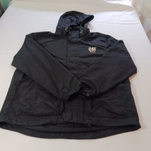 The Outfitters By Lands’ End Men&#39;s Black Hoodie Jacket Pockets Size Medium - $17.32