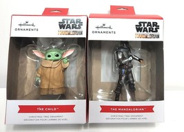 Hallmark Star Wars - The Mandalorian &amp; The Child Ornament 2021 Retired Nib - £16.48 GBP