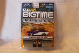 1/64 Scale Dub City Big Time Muscle, 1967 Shelby GT-500 Purple &amp; White Die Cast - £23.59 GBP