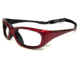 Rec Brille Maxx Athletisch Brille Rahmen MX-30 #1 Schwarz Poliert Rot 53... - $64.89