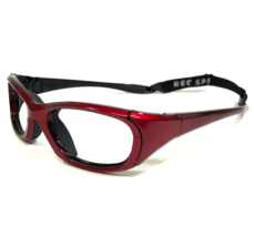 Rec Brille Maxx Athletisch Brille Rahmen MX-30 #1 Schwarz Poliert Rot 53-17-130 - £50.85 GBP