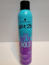 New Schwarzkopf Got2b High Insta Hold Hair Spray Fast Drying 9.1 OZ - £15.63 GBP