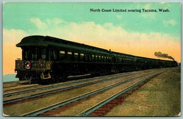 North Coast Limited Tacoma Train Near Tacoma Washington WA 1913 DB Postcard D14 - £13.91 GBP