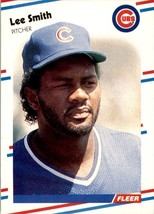 1988 Fleer - #433 Lee Smith Chicago Cubs Baseball Card - $1.39