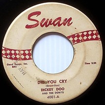 Dickey Doo &amp; The Don&#39;ts - Did You Cry / Click-Clack [7&quot; 45 rpm Single] - $2.27