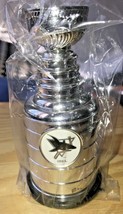 Labatt Bleu Mini STANLEY Coupe Trophée NHL Hockey Réplique Scellé San Jose - £22.80 GBP