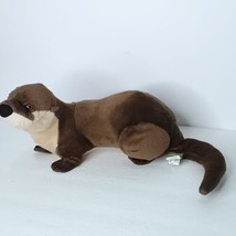 Wild Republic Plush Sea River Otter Brown Stuffed Animal Realistic 15”Long - £16.34 GBP