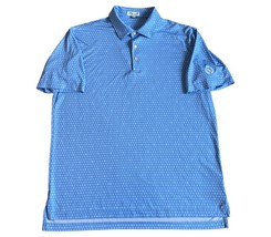 Peter Millar Men’s Summer Comfort Golf Polo Shirt Sz L Skull Course Logo... - $29.65