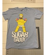 The Simpsons Shirt Mens S Blue Homer Sugar Daddy Universal Studios Graph... - €16,49 EUR