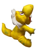 Guy Gilchrist Tiny Dino Baby Rex Dinosaur Yellow Nylon Parachute Vintage Plush - £10.63 GBP