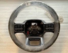 OEM factory original black leather steering wheel for 2021-2023 F150 Pla... - £156.30 GBP