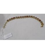 PARK LANE Limited Edition Hexagonal HONEYCOMB PEACHES & CREAM Bracelet 7"+1" - $214.71 CAD