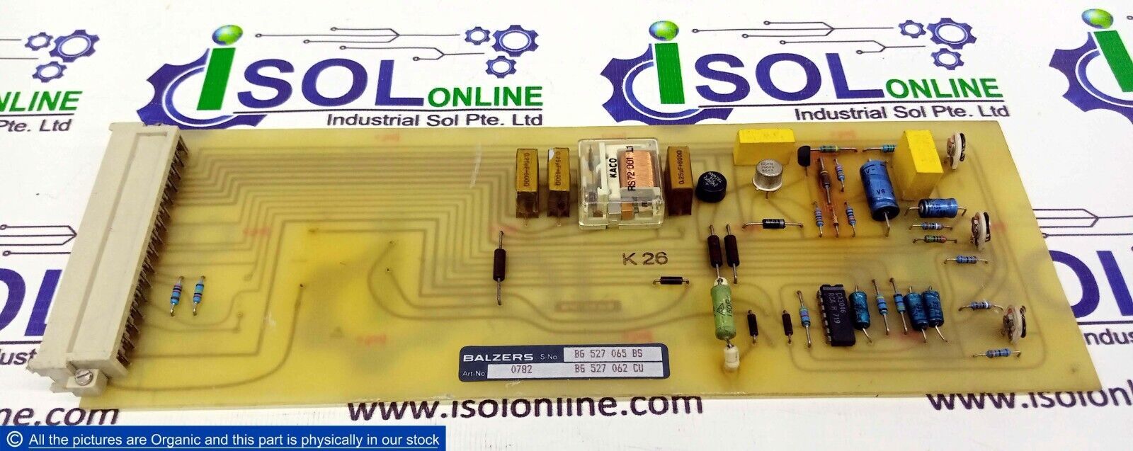 Balzers BG 527 062 CU Power Relay Board BG 527 0648 PCB BG527062CU - $158.00