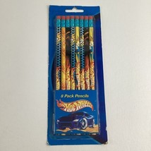 Hot Wheels Pencil 8 Pack Writing Utensils Vintage 2004 Mattel Tara Schoo... - $20.11 CAD