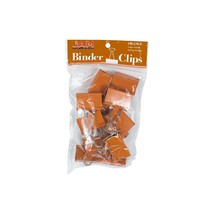 JAM Paper Large Binder Clips 3/4&quot; Capacity Orange 12/Pack (340BCor) 340BCOR - $21.99